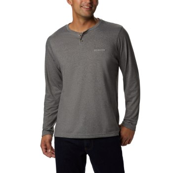 Columbia Thistletown Park Henley, Sudaderas Grises Para Hombre | 427159-IXR